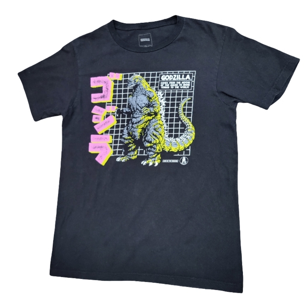 Men's Colorful Godzilla T-Shirt - Size Small
